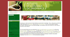 Desktop Screenshot of lejardinage.info